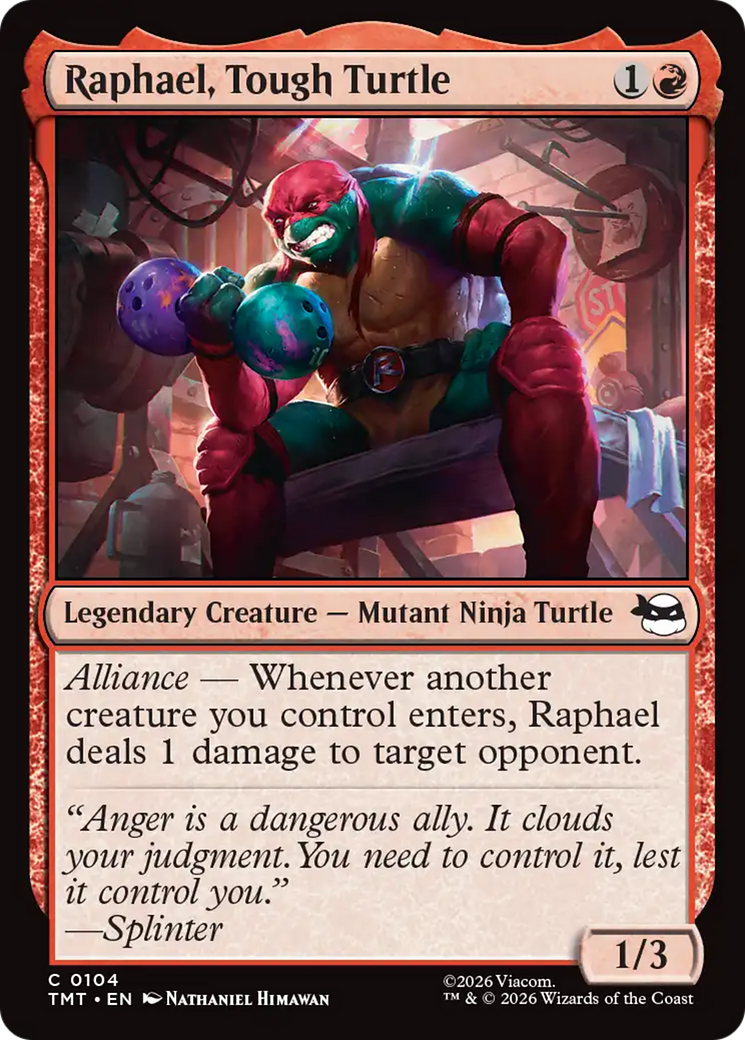 Raphael, Tough Turtle (TMT) #104 [EN/N]