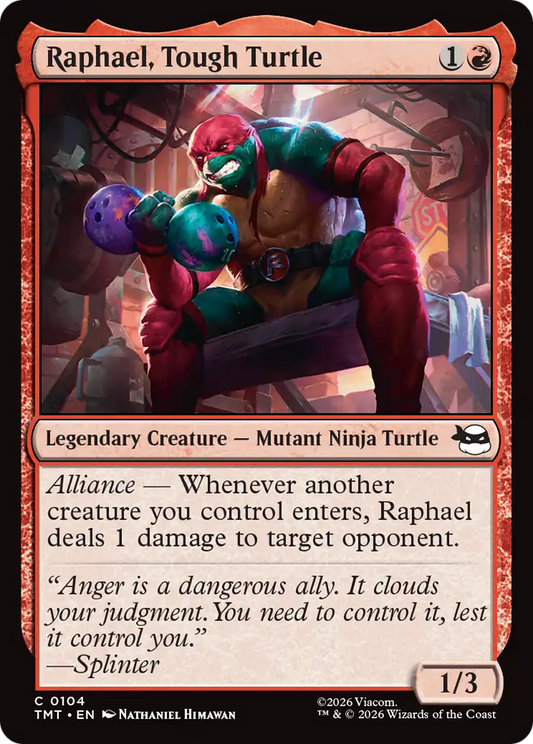 Raphael, Tough Turtle (TMT) #104 [EN/N]