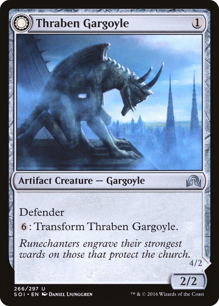 Thraben Gargoyle // Stonewing Antagonizer (SOI) #266 [EN/N]