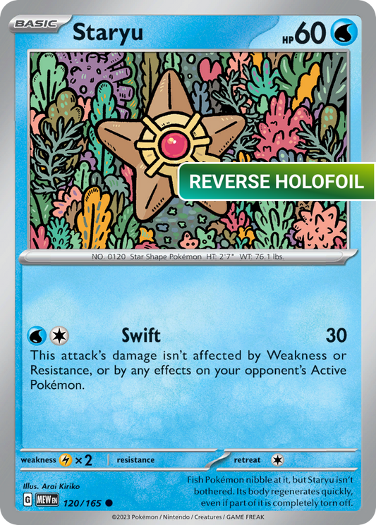 Staryu (MEW) #120 [EN/R] s/o
