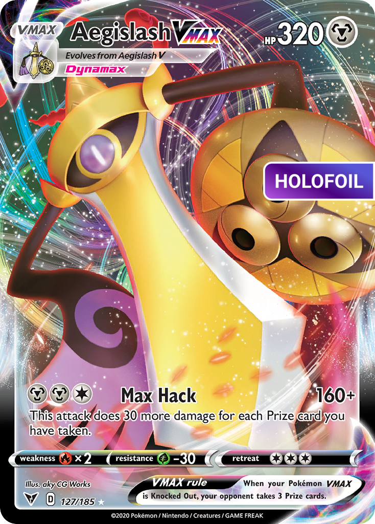 Aegislash VMAX (VIV) #127 [EN/H] s/o