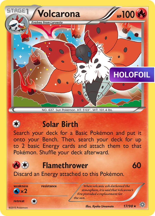 Volcarona (17) (AOR) #17 [EN/H] s/o