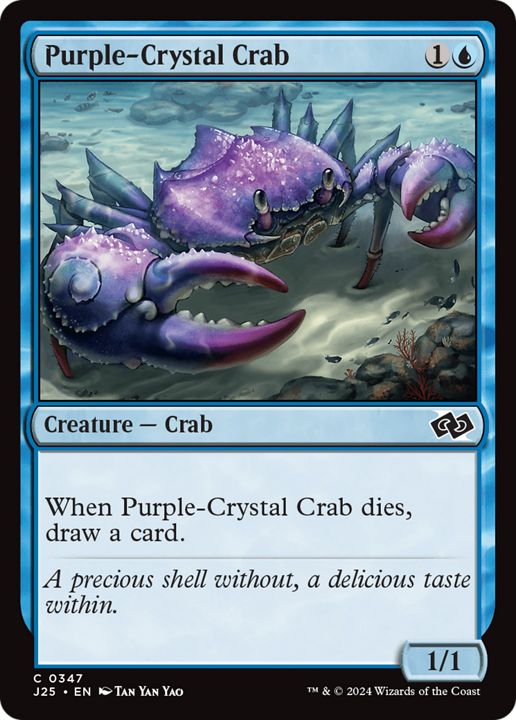 Purple-Crystal Crab (J25) #347 [EN/N]