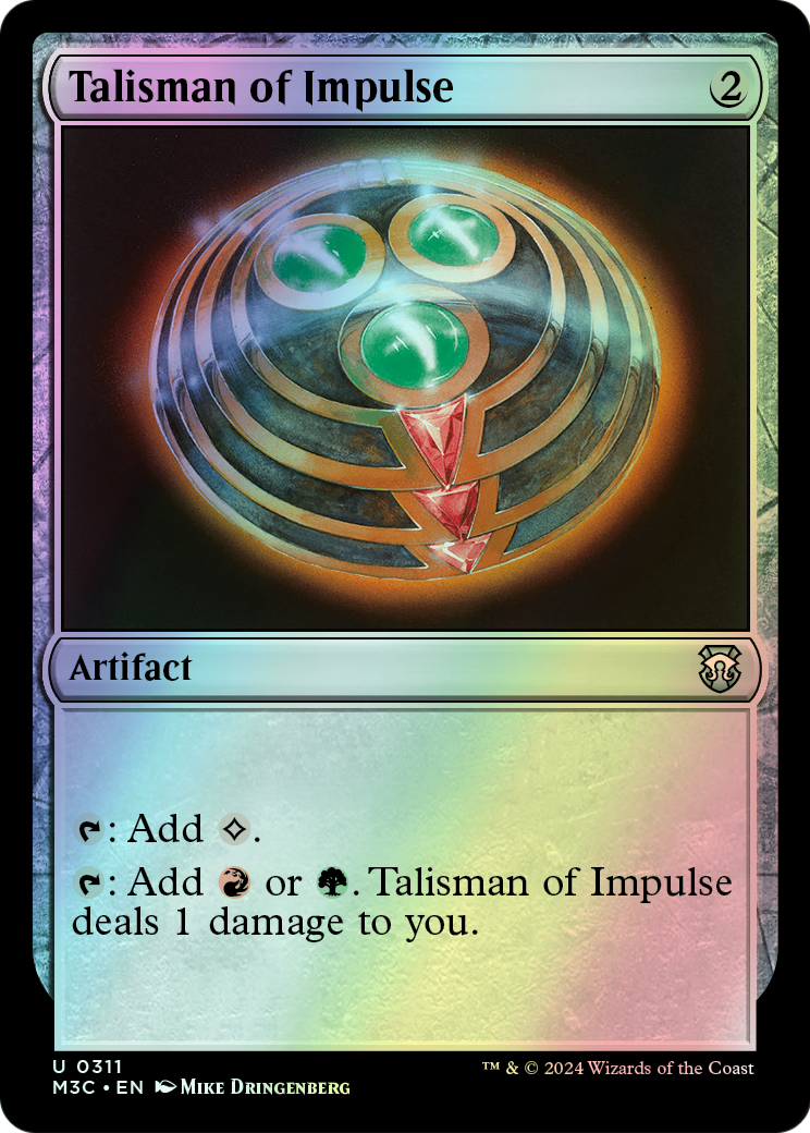 Talisman of Impulse - Ripple Foil (M3C) #311 [EN/F] s/o