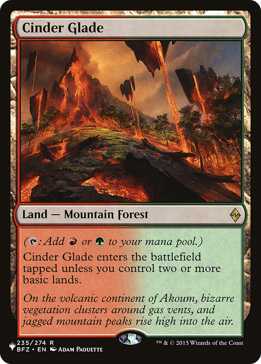 Cinder Glade (PLST) #BFZ-235 [EN/N]