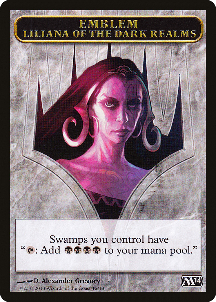Liliana of the Dark Realms Emblem (TM14) #12 [EN/N]