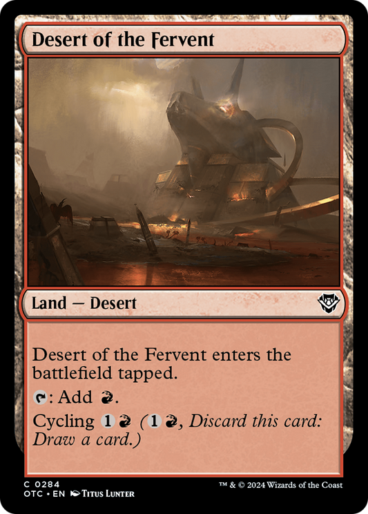 Desert of the Fervent (OTC) #284 [EN/N] s/o