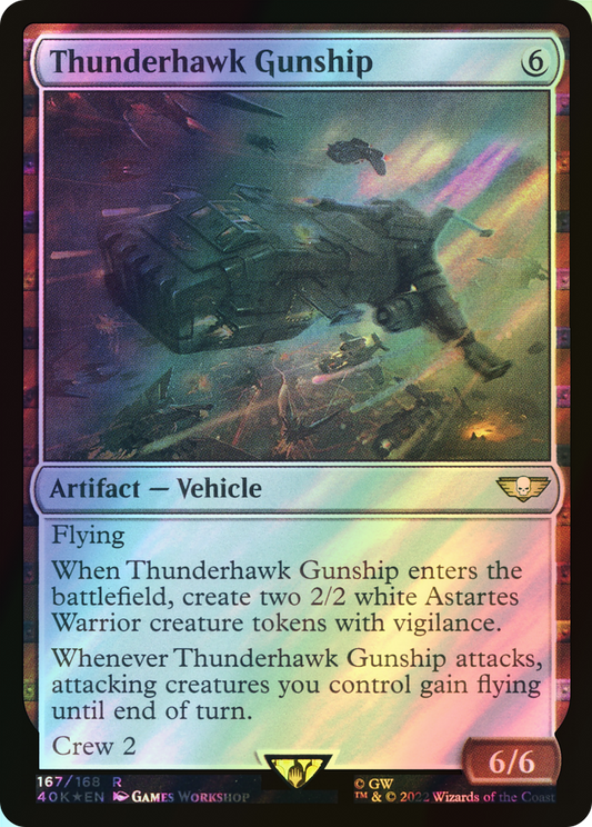 Thunderhawk Gunship - Surge Foil (40K) #167★ [EN/F] s/o