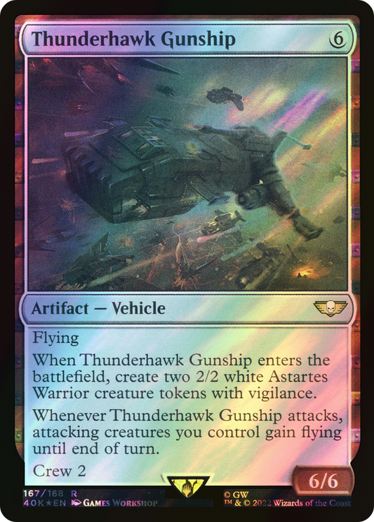 Thunderhawk Gunship - Surge Foil (40K) #167★ [EN/F] s/o