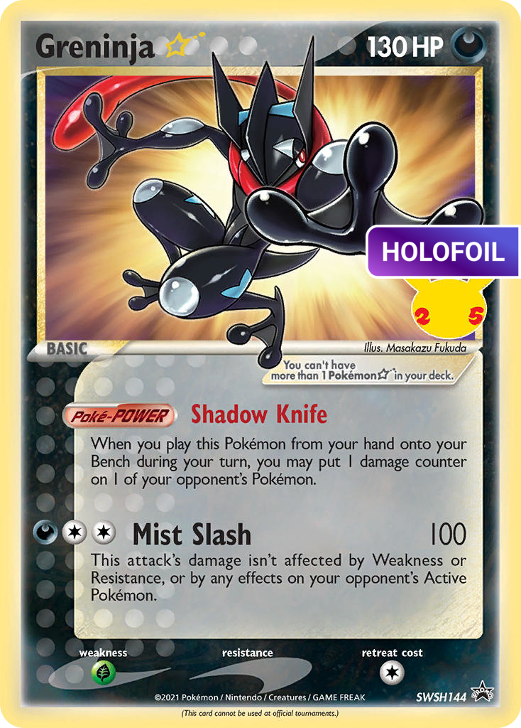 Greninja Star (PR-SW) #SWSH144 [EN/H] s/o