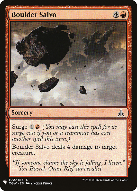 Boulder Salvo (PLST) #OGW-102 [EN/N]