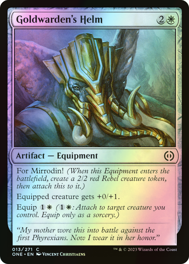 Goldwarden's Helm (ONE) #13 [EN/F] s/o