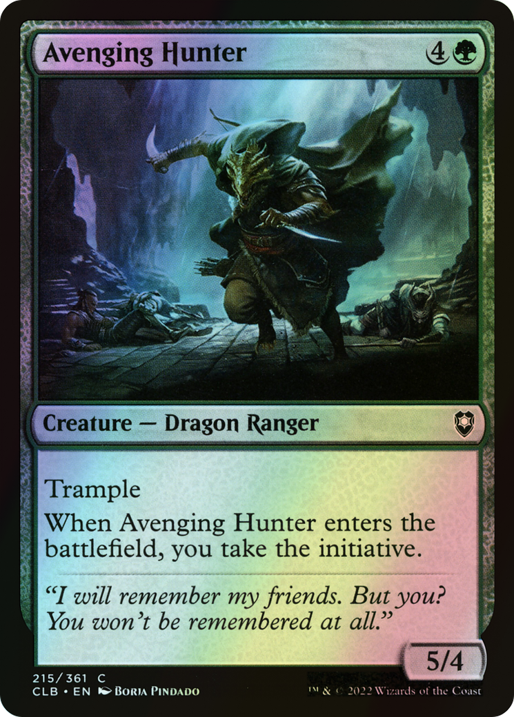 Avenging Hunter (CLB) #215 [EN/F] s/o