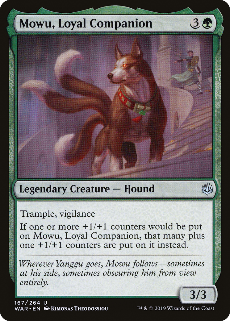 Mowu, Loyal Companion (WAR) #167 [EN/N]