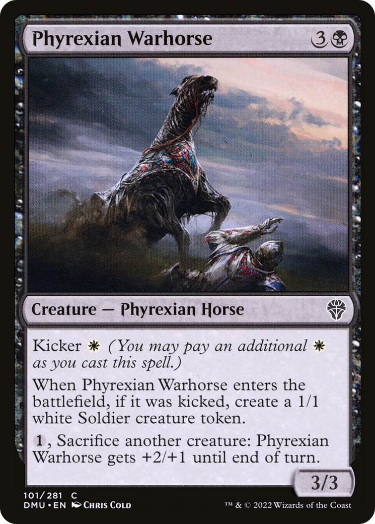 Phyrexian Warhorse (DMU) #101 [EN/N]