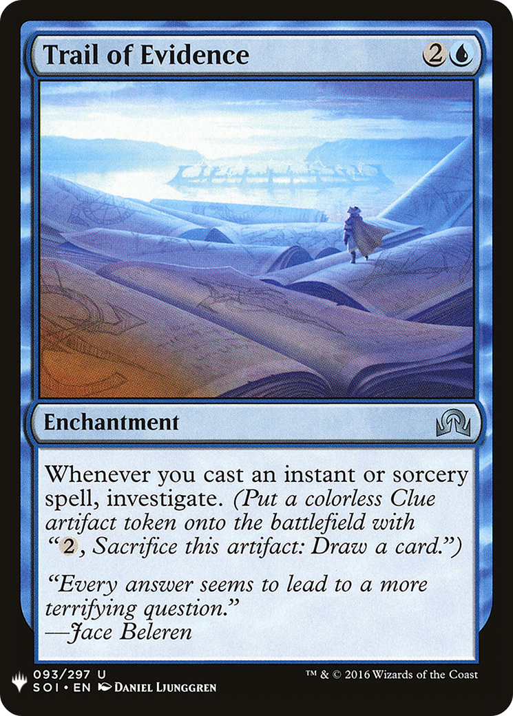 Trail of Evidence (PLST) #SOI-93 [EN/N] s/o