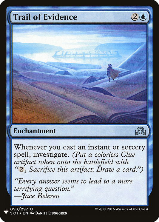 Trail of Evidence (PLST) #SOI-93 [EN/N] s/o