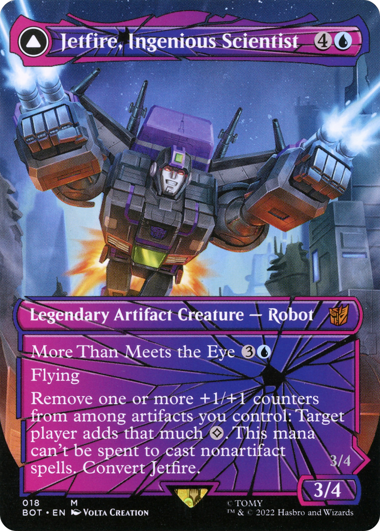 Jetfire, Ingenious Scientist // Jetfire, Air Guardian (BOT) #18 [EN/N]