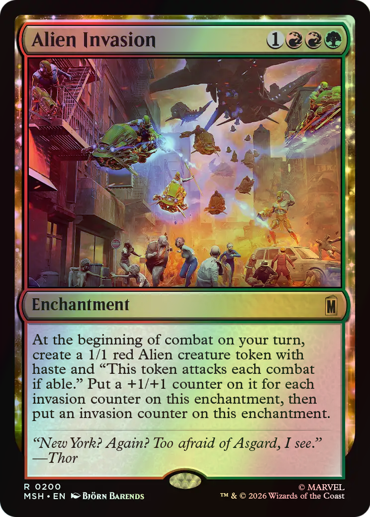 Alien Invasion (MSH) #200 [EN/F] s/o