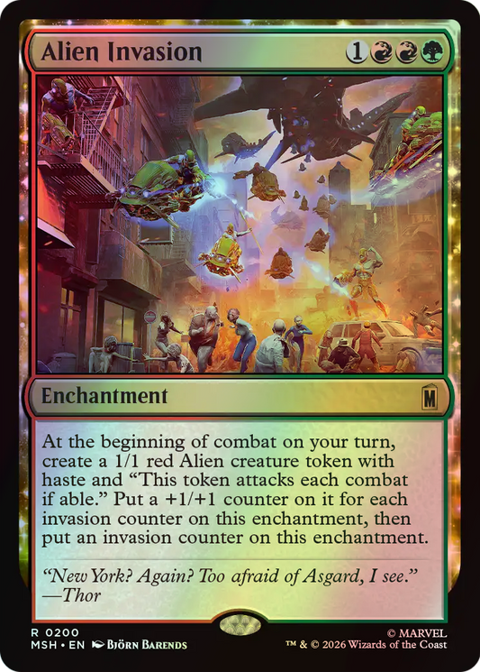 Alien Invasion (MSH) #200 [EN/F] s/o