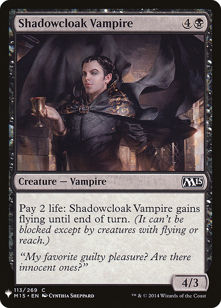 Shadowcloak Vampire (PLST) #M15-113 [EN/N]