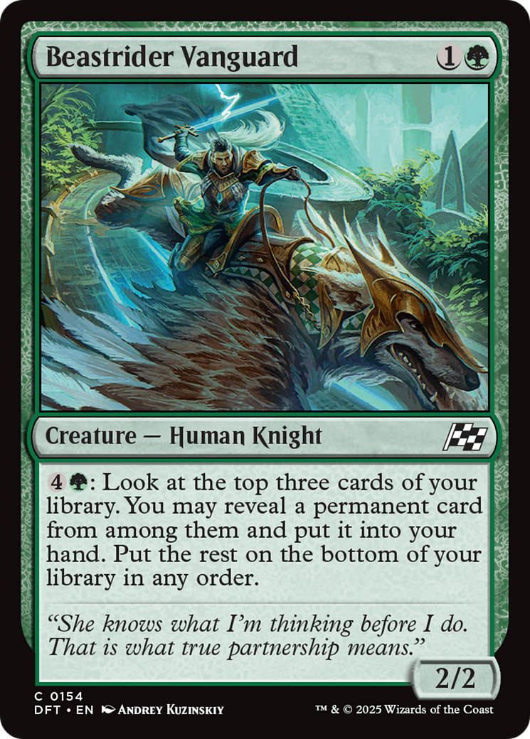 Beastrider Vanguard (DFT) #154 [EN/N]