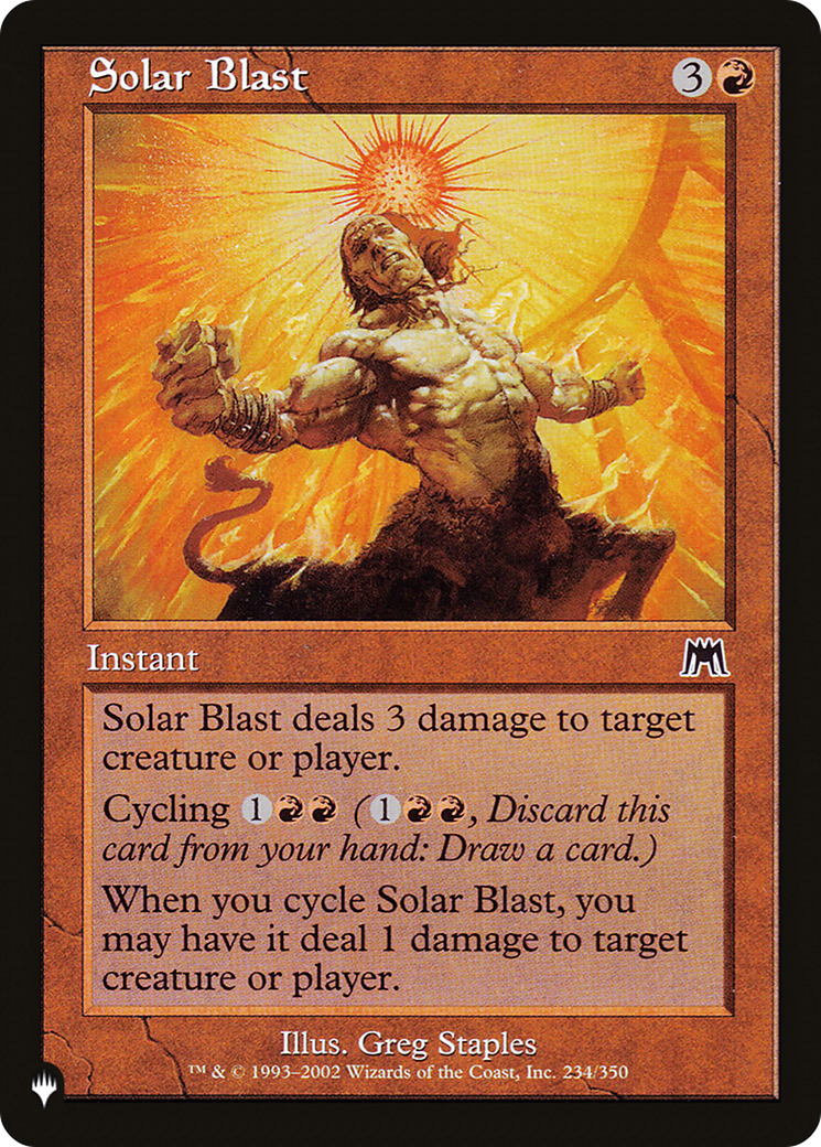 Solar Blast (PLST) #ONS-234 [EN/N]