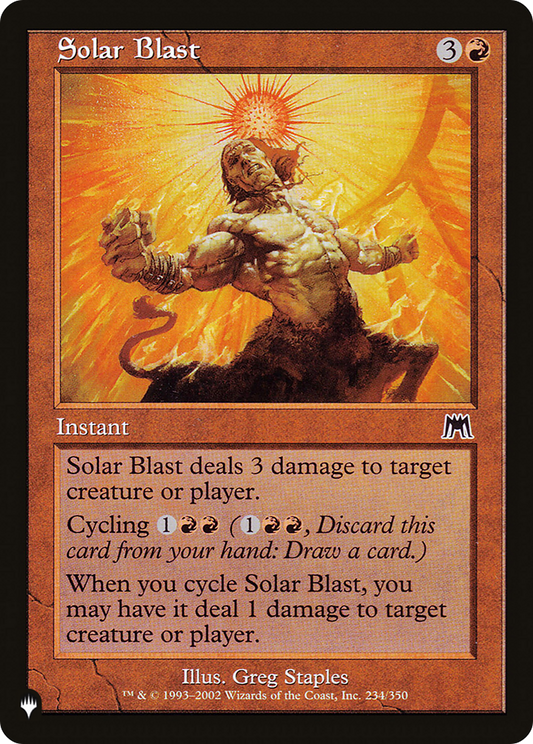 Solar Blast (PLST) #ONS-234 [EN/N]