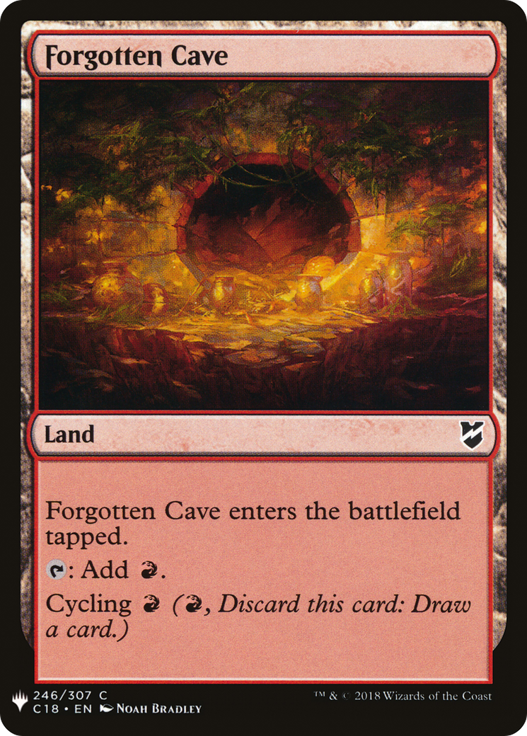 Forgotten Cave (PLST) #C18-246 [EN/N] s/o