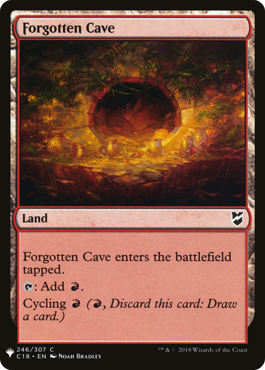 Forgotten Cave (PLST) #C18-246 [EN/N] s/o