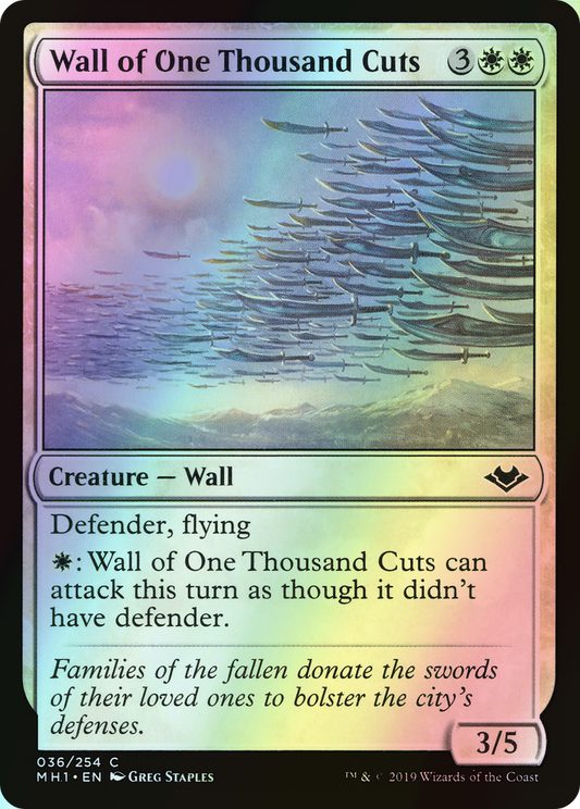 Wall of One Thousand Cuts (MH1) #36 [EN/F]