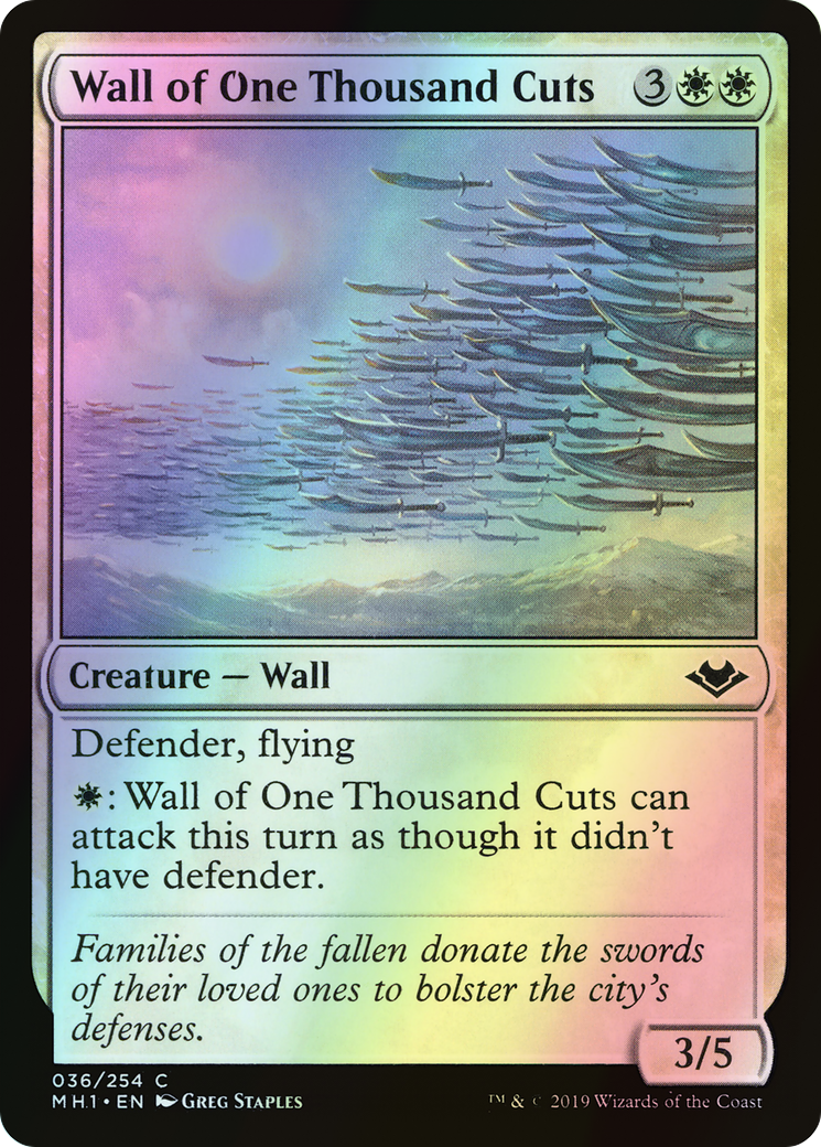 Wall of One Thousand Cuts (MH1) #36 [EN/F]