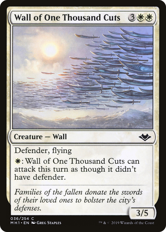 Wall of One Thousand Cuts (MH1) #36 [EN/N]