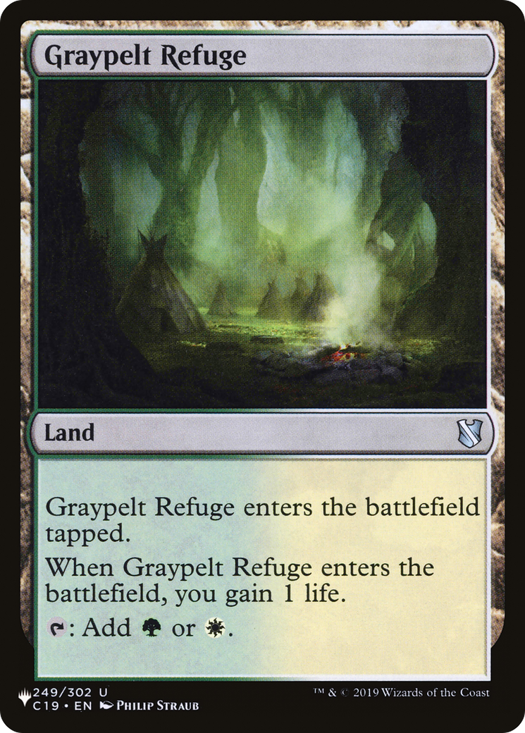 Graypelt Refuge (PLST) #C19-249 [EN/N]
