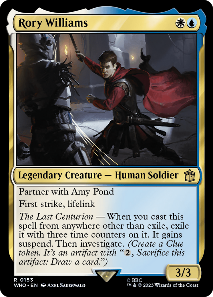 Rory Williams (WHO) #153 [EN/N] s/o