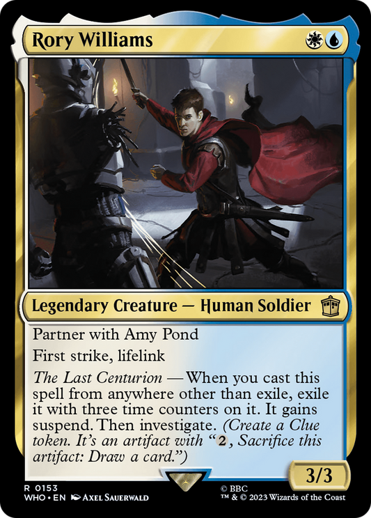 Rory Williams (WHO) #153 [EN/N] s/o