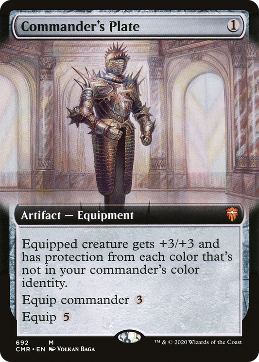 Commander's Plate (CMR) #692 [EN/N] s/o