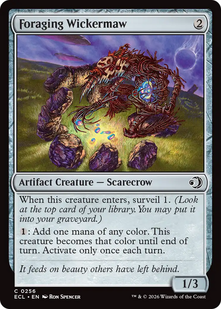 Foraging Wickermaw (ECL) #256 [EN/N]