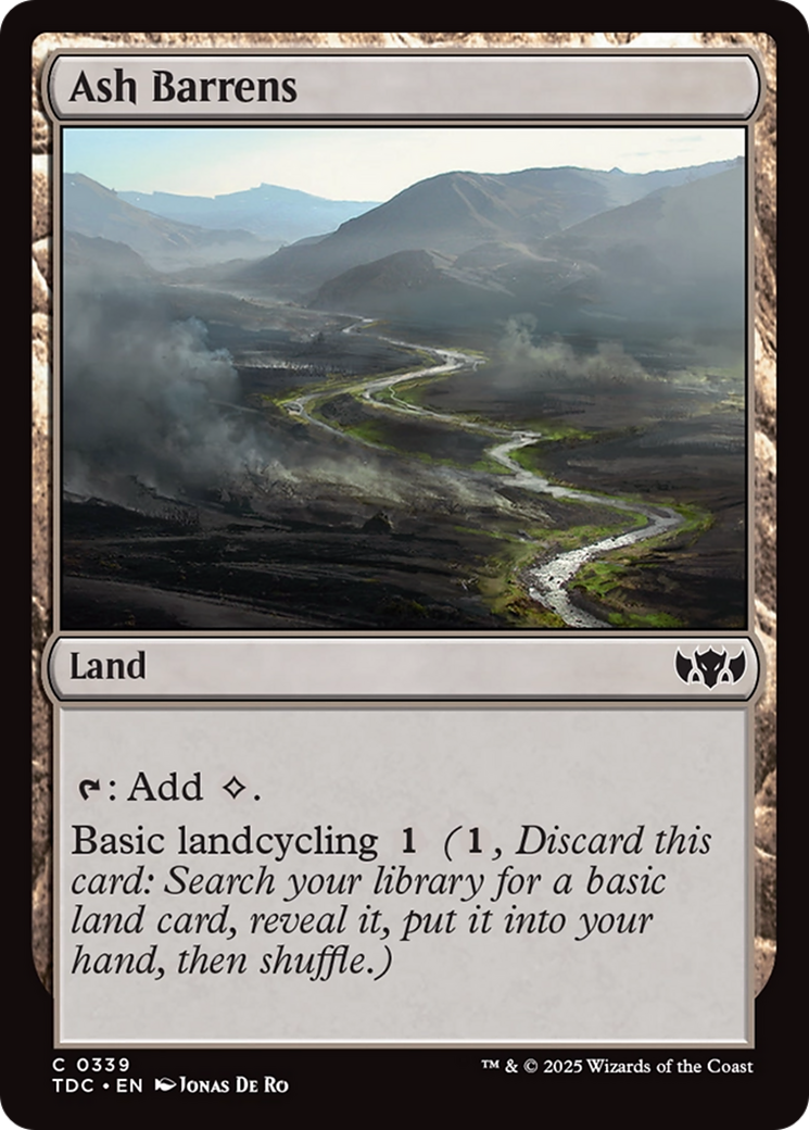 Ash Barrens (TDC) #339 [EN/N]