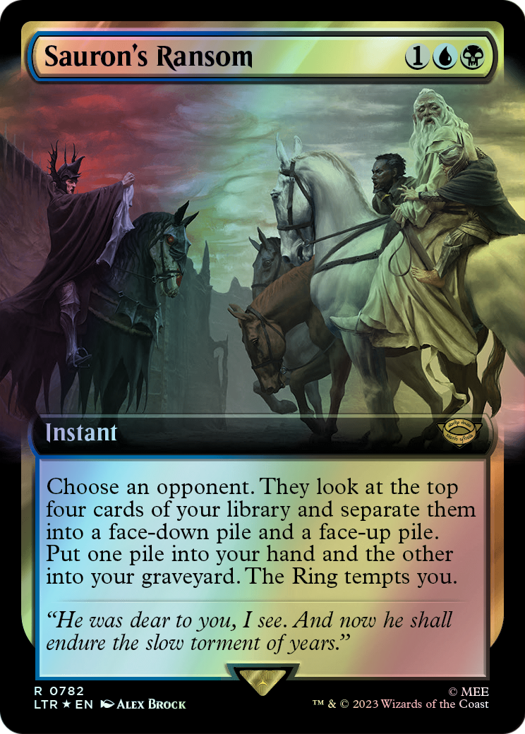 Sauron's Ransom - Surge Foil (LTR) #782 [EN/F] s/o