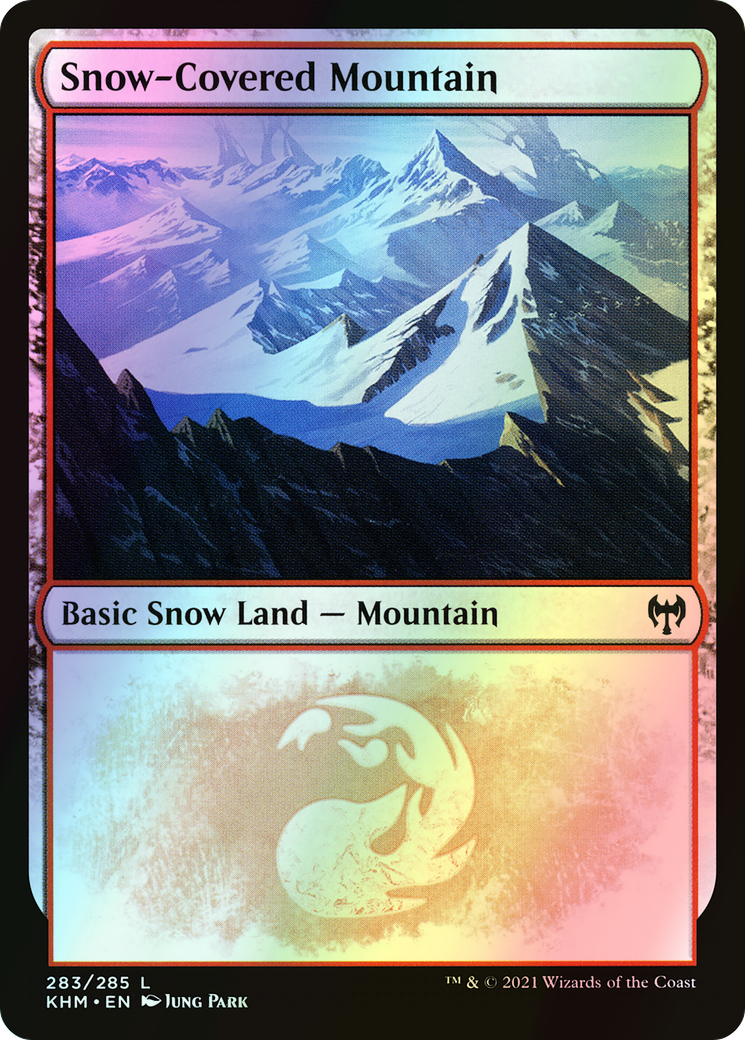 Snow-Covered Mountain (KHM) #283 [EN/F]