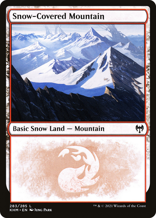 Snow-Covered Mountain (KHM) #283 [EN/N] s/o