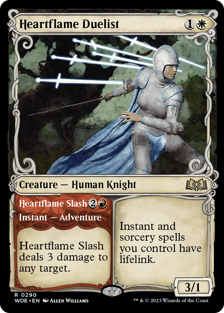 Heartflame Duelist // Heartflame Slash (WOE) #290 [EN/N]