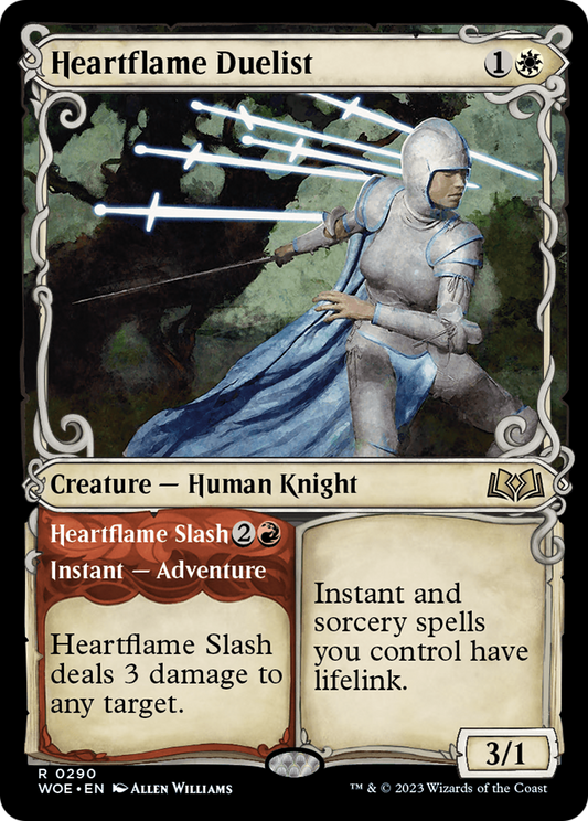 Heartflame Duelist // Heartflame Slash (WOE) #290 [EN/N]