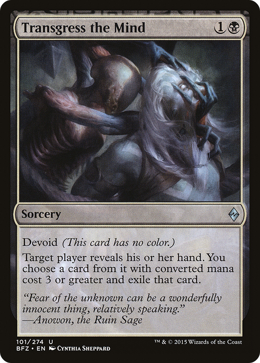 Transgress the Mind (BFZ) #101 [EN/N]
