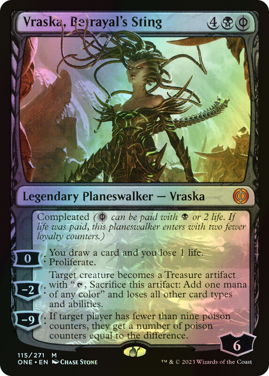 Vraska, Betrayal's Sting (ONE) #115 [EN/F] s/o