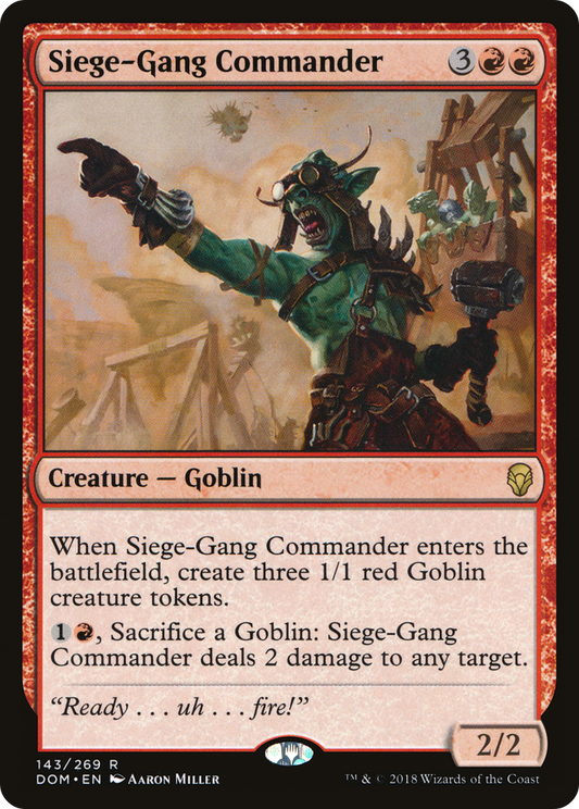 Siege-Gang Commander (DOM) #143 [EN/N] s/o