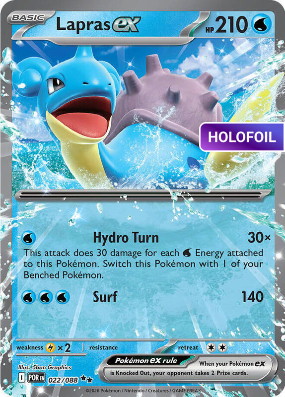 Lapras ex (ME03) #022 [EN/H]