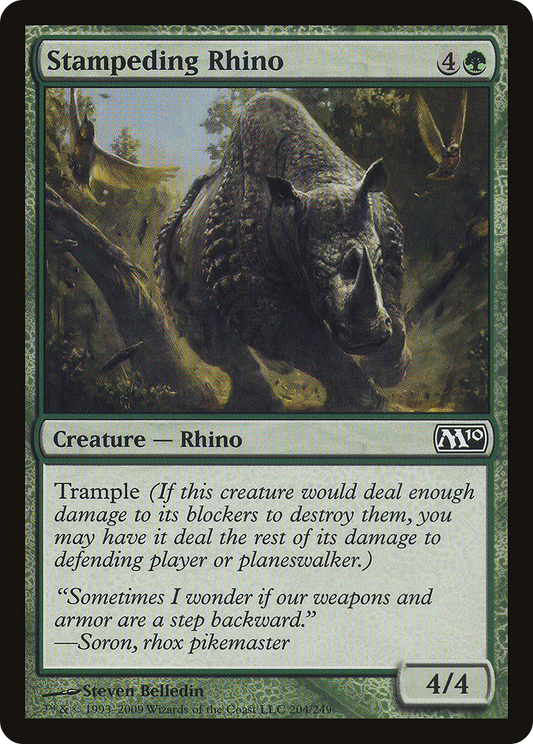 Stampeding Rhino (M10) #204 [EN/N]