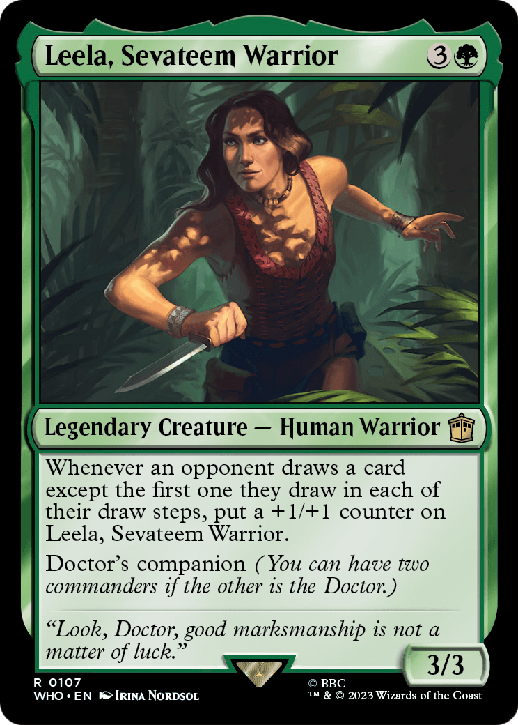 Leela, Sevateem Warrior (WHO) #107 [EN/N]